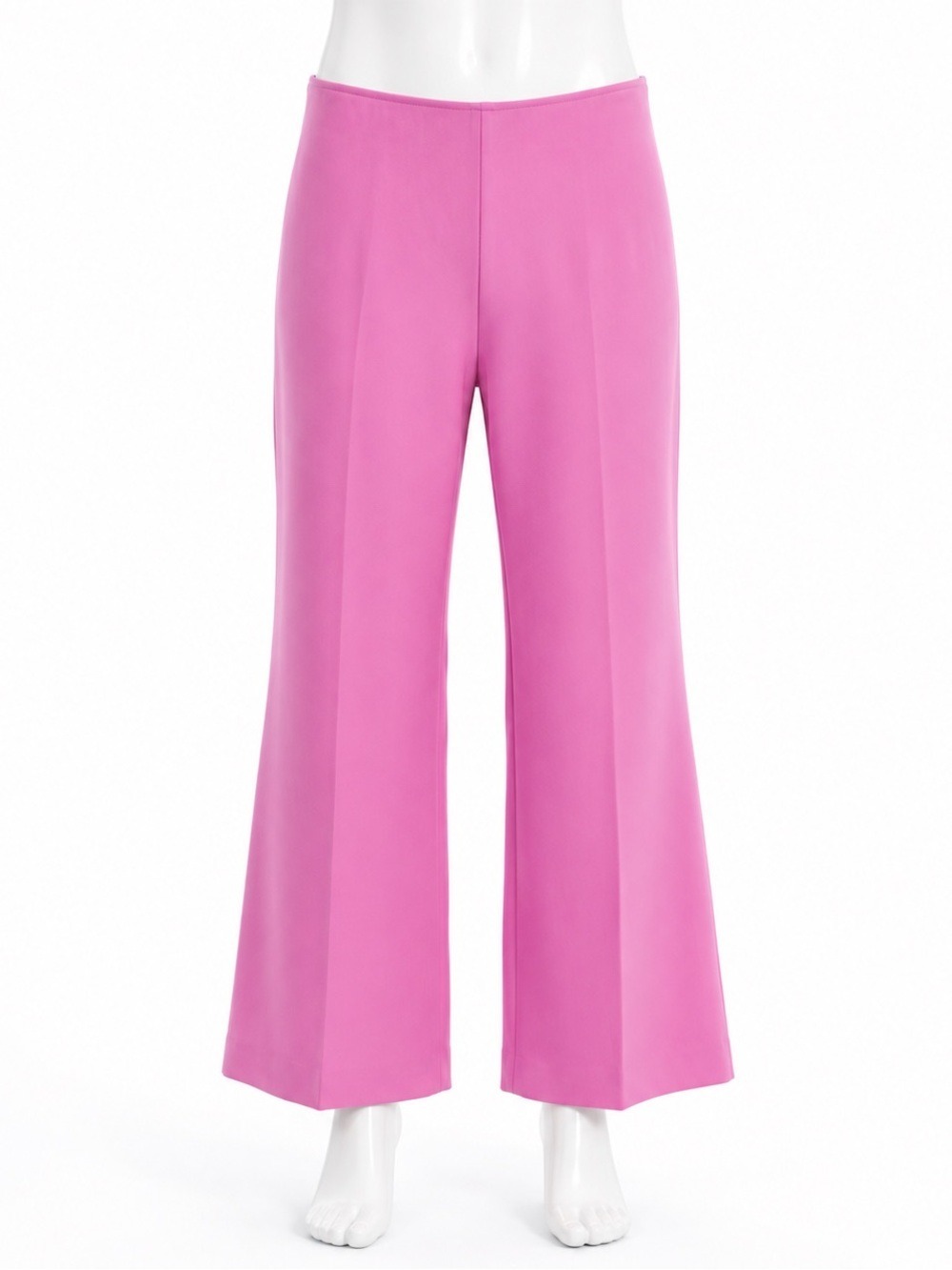 Urban Outfitters Pink High Rise Wide Leg Trousers Elastic Back Ankle Pants L
